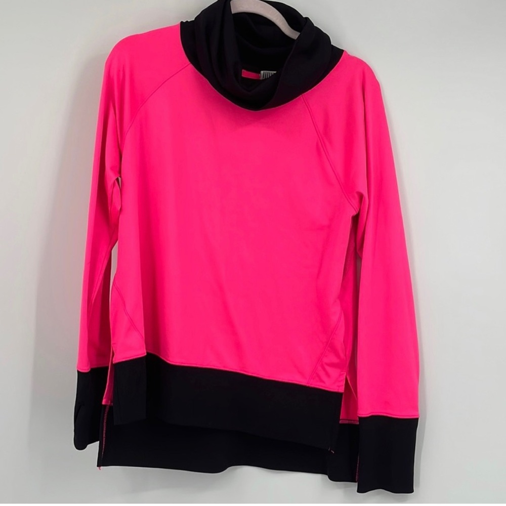 Victoria’s Secret Sport Hot Pink Turtleneck Running Sweatshirt   New with Tags